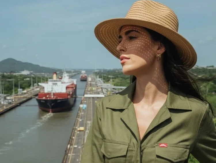 Stylish outfits against the skyline of Panama City